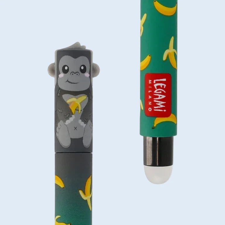 Legami Bolígrafo de gel borrable Gorila