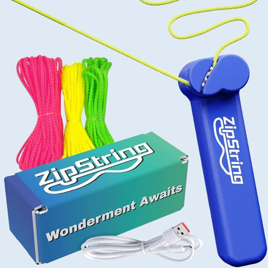 ZipString Lanzador Azul