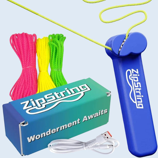 ZipString Lanzador Azul