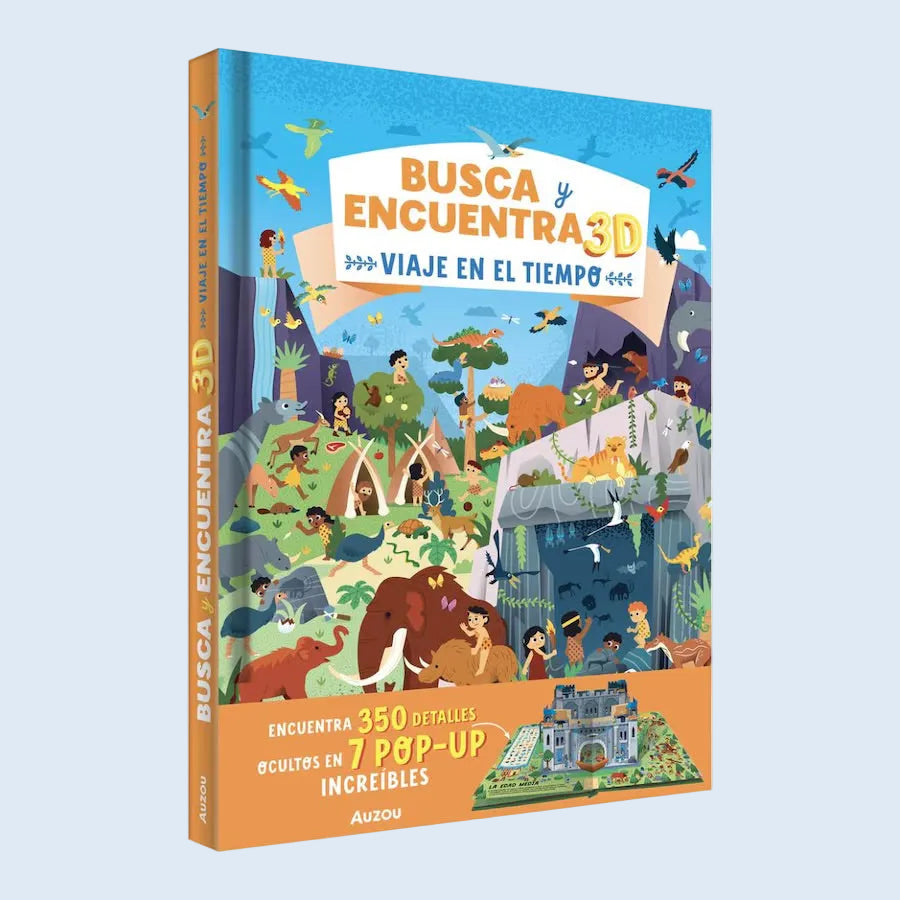 Busca y encuentra 3D Viaje en el tiempo  - Auzou.