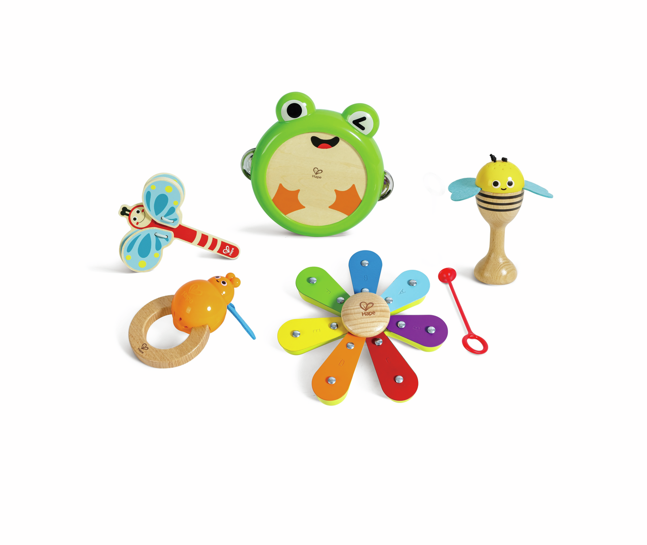 Hape Kit rítmico banda de la naturaleza