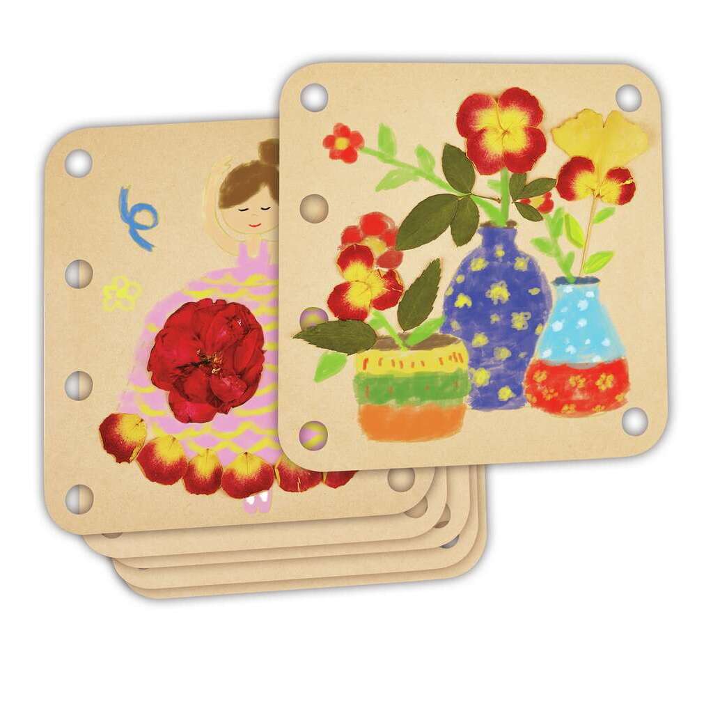 Hape Kit artístico prensador de flores