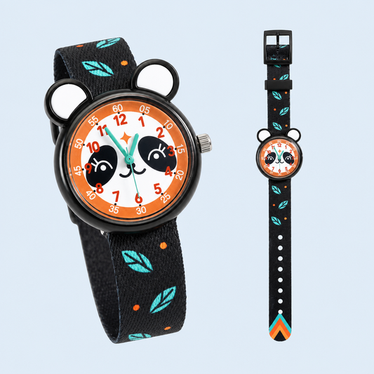 Djeco Ticlock Reloj analógico Panda