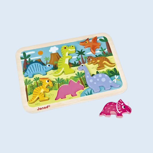 Janod Puzzle encajable Dinosaurios