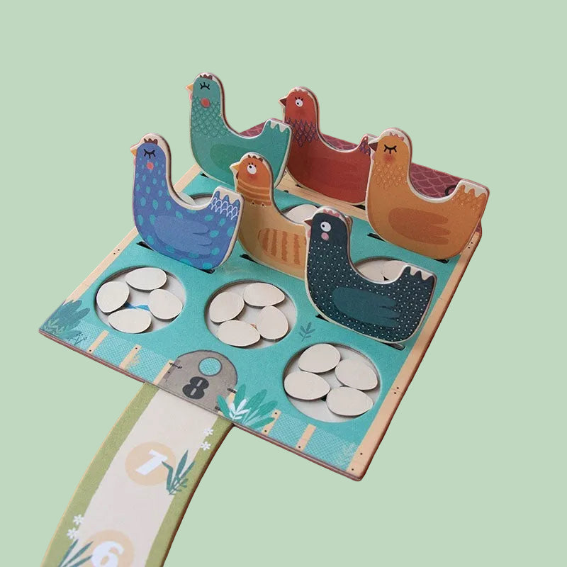 Londji Pocket game Cluck, cluck! The fox!