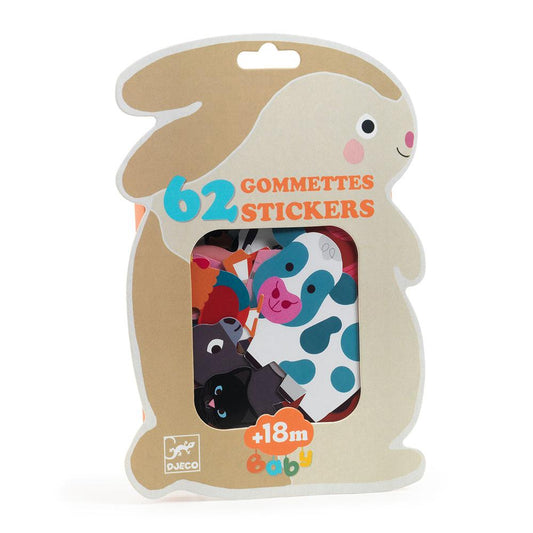Djeco Baby Pegatinas Animales de la granja