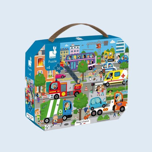 Janod Puzzle La ciudad 36 piezas
