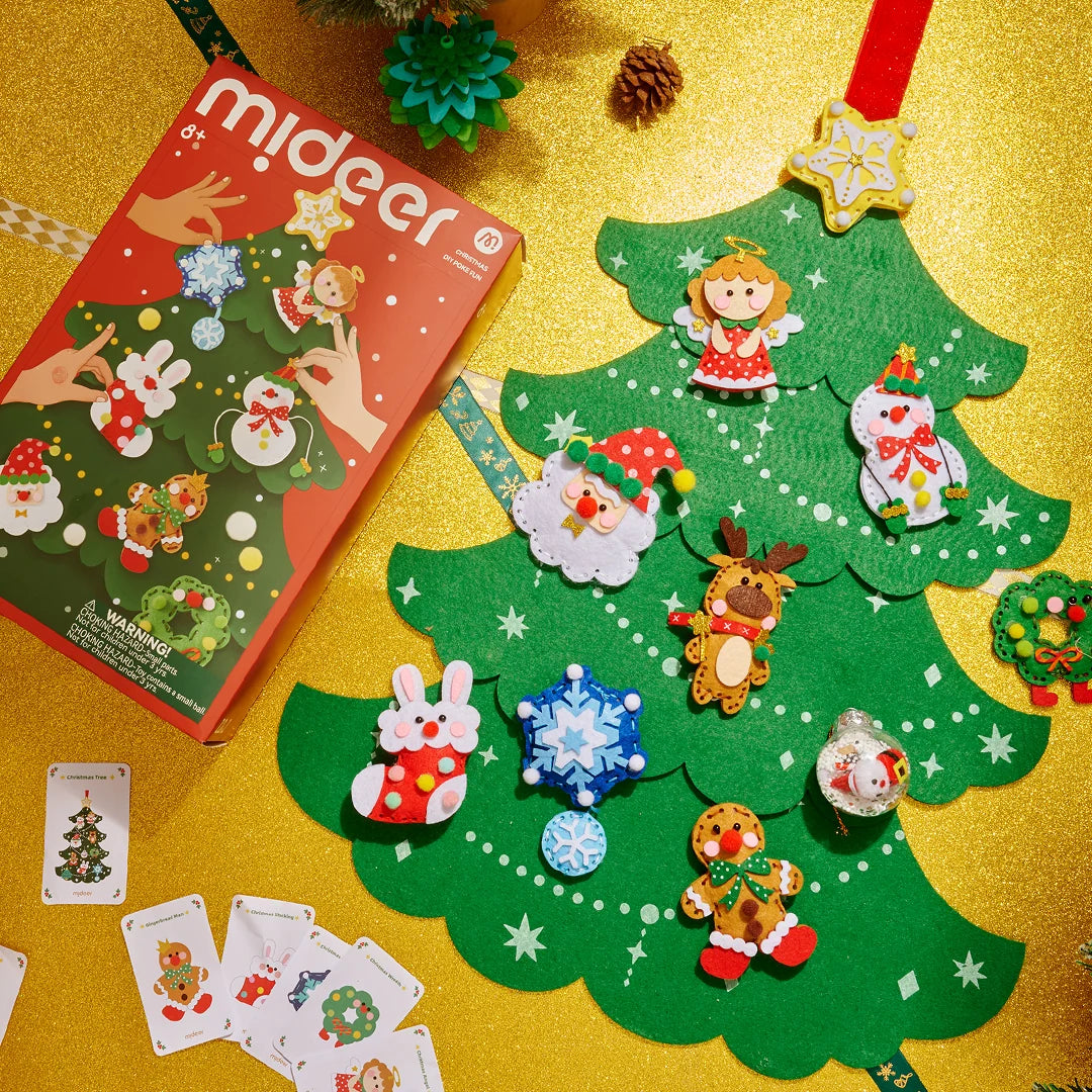 DIY Árbol y adornos navideños - Mideer