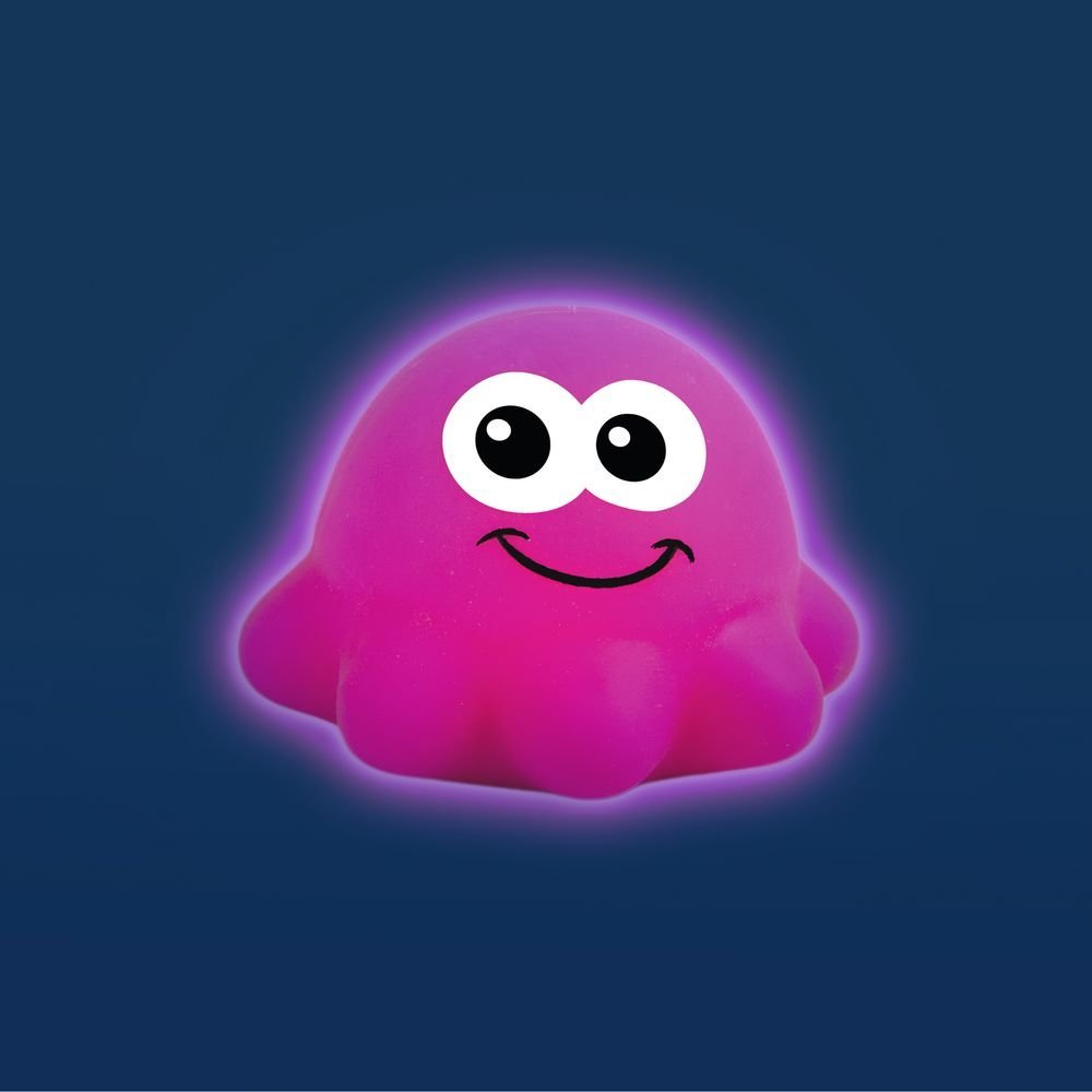 Trendhaus Pulpo exprimible Brilla en la oscuridad