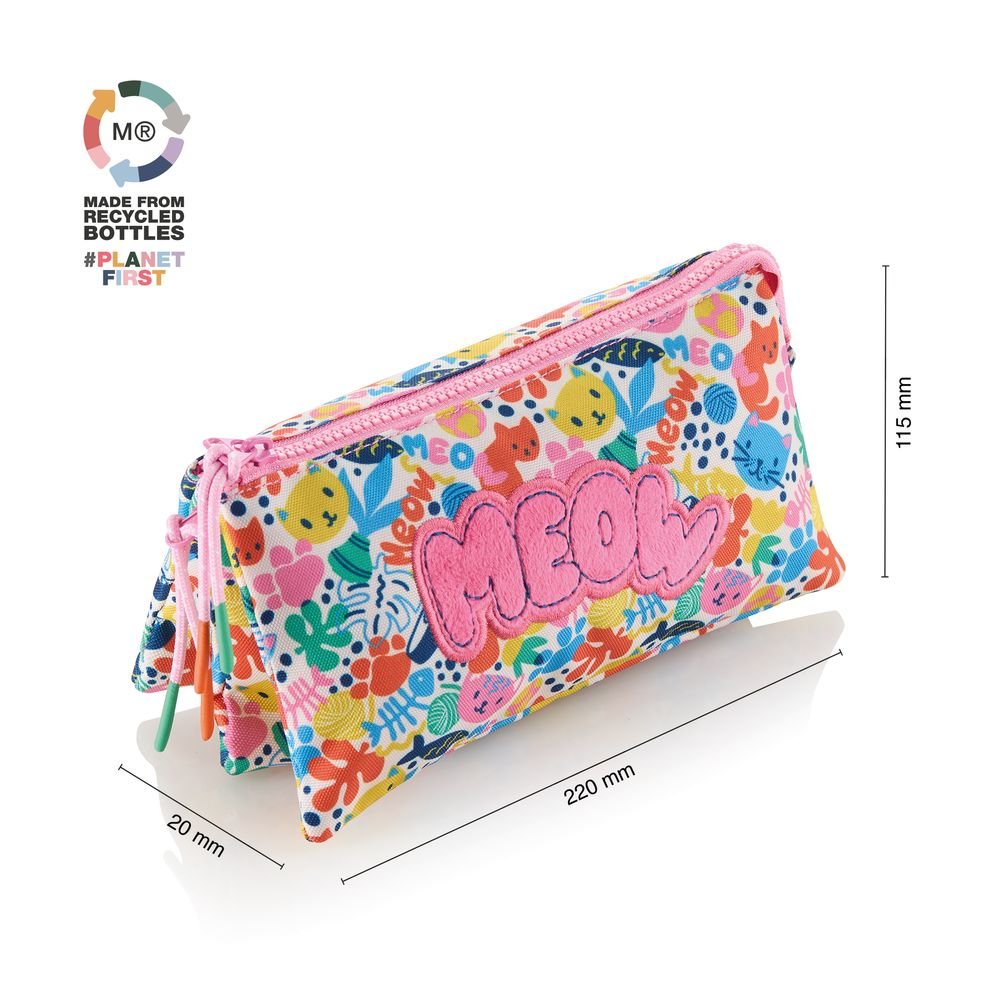 MiquelRius Estuche portatodo triple Matisse Cats