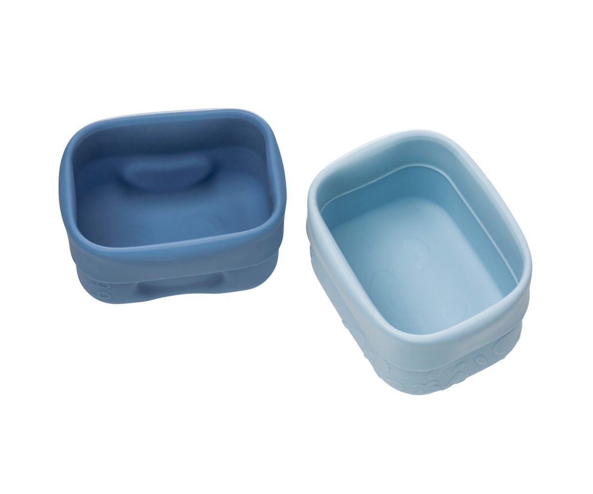 B.box Set vasito snack de silicona Ocean