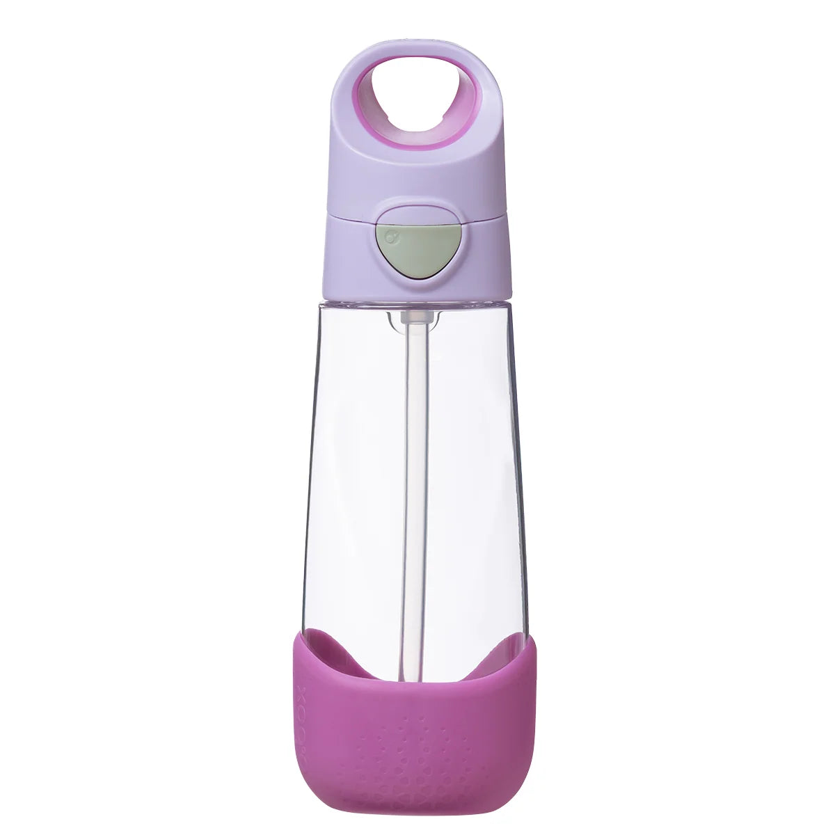 Botella tritán con pajita 450ml Sugar plum - B.box.