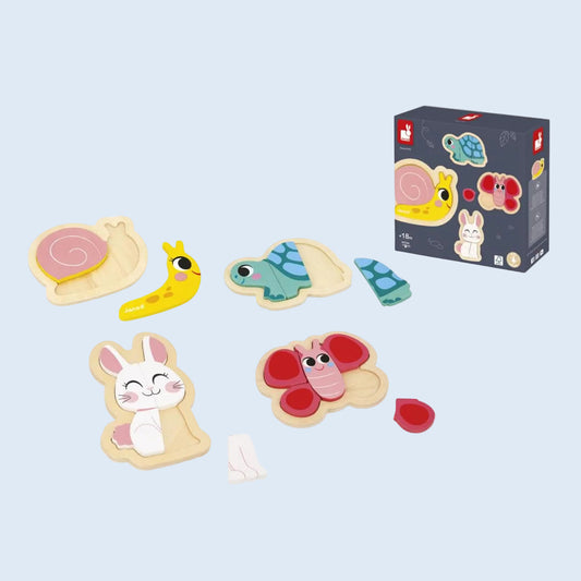 Janod Puzzles encajables evolutivos Jardín
