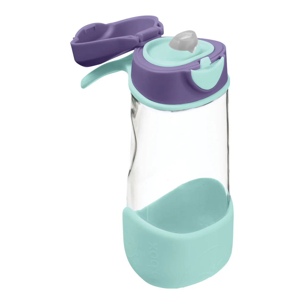 B.box Botella tritán con boquilla 450 ml Lilac Pop