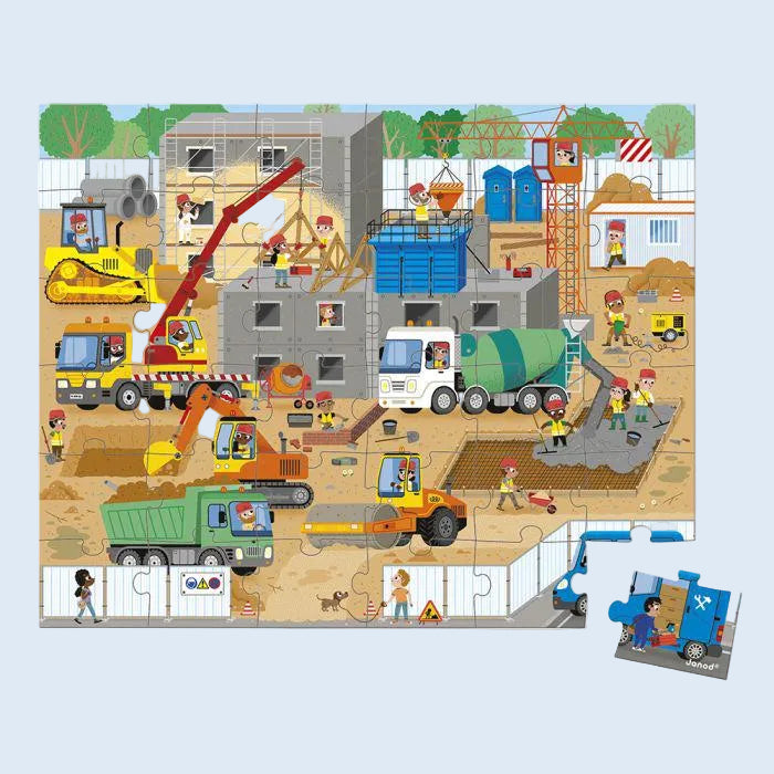Janod Puzzle Construcciones 36 piezas