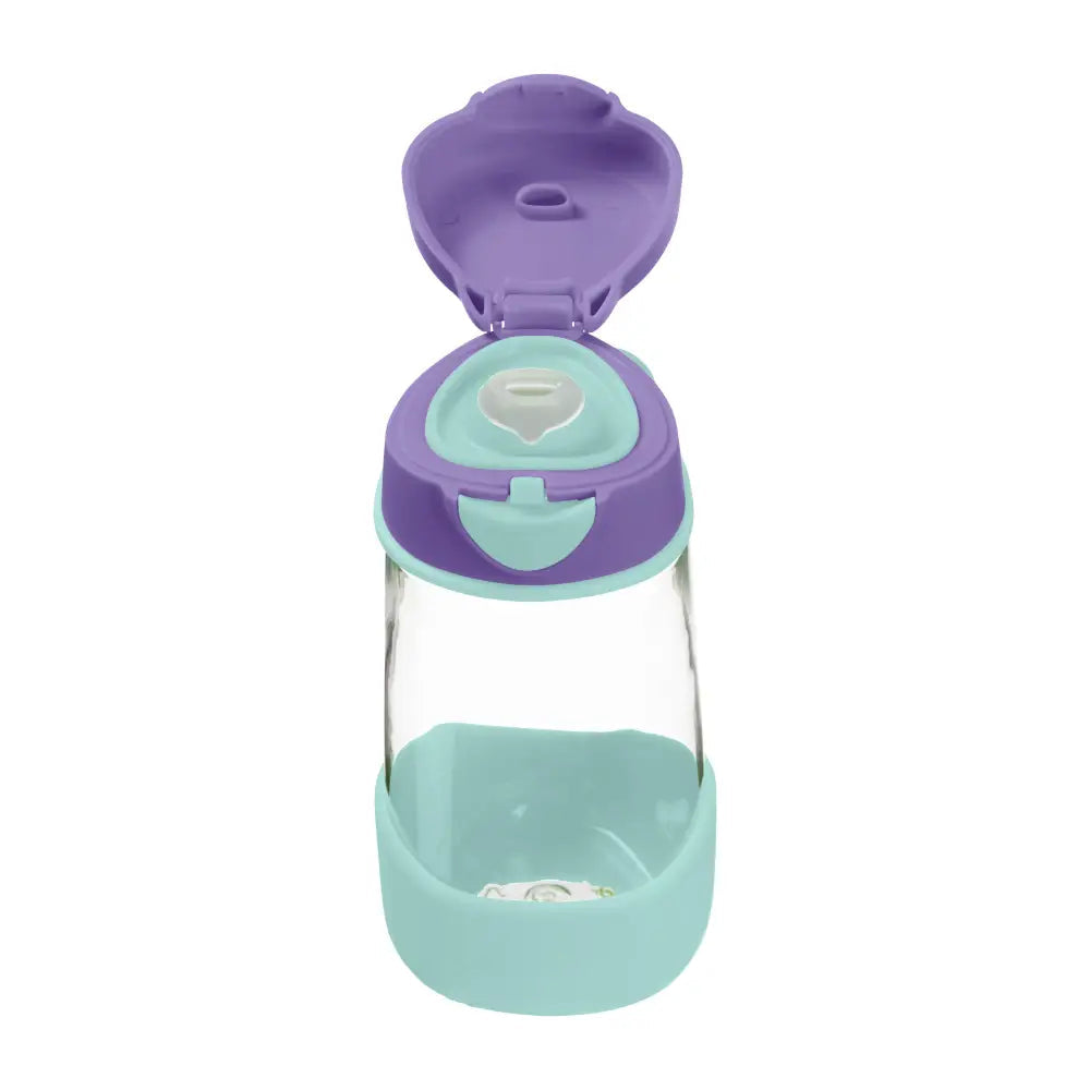 B.box Botella tritán con boquilla 600 ml Lilac Pop