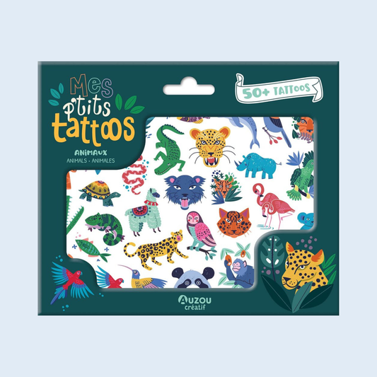 Auzou Mis primeros Tattoos Animales