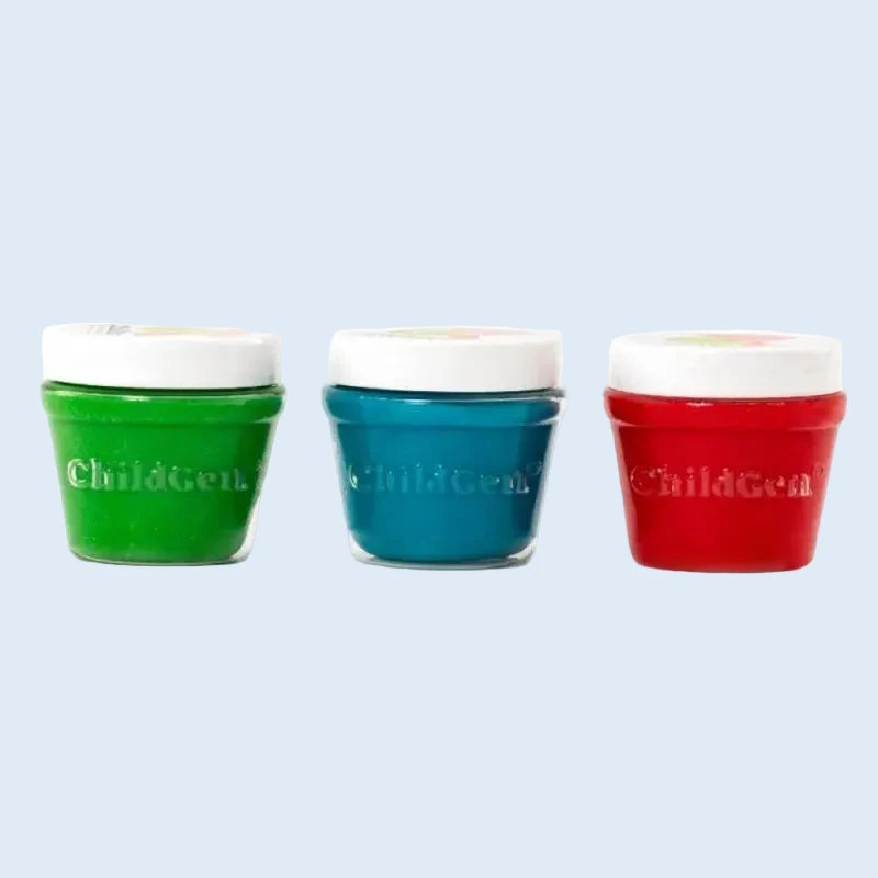 ChildGen Plastilina Verde, azul y rojo