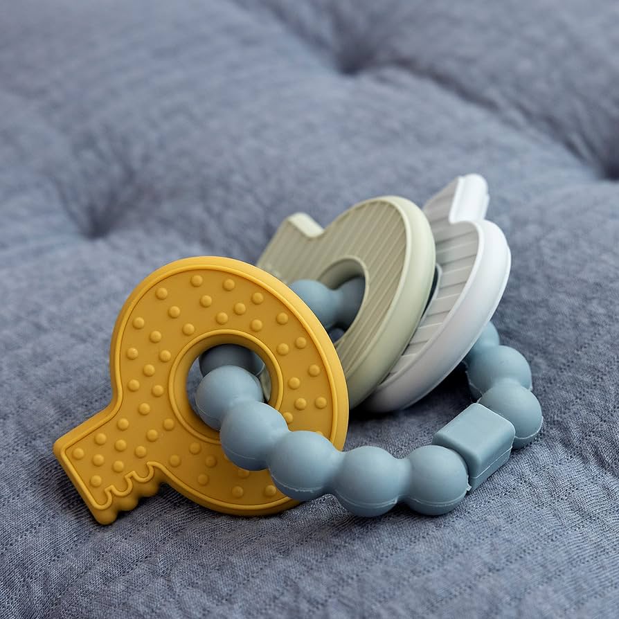 Little Dutch Mordedor llavero silicona Azul