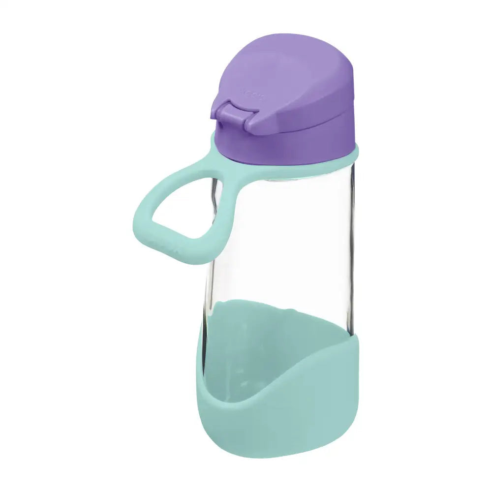B.box Botella tritán con boquilla 600 ml Lilac Pop