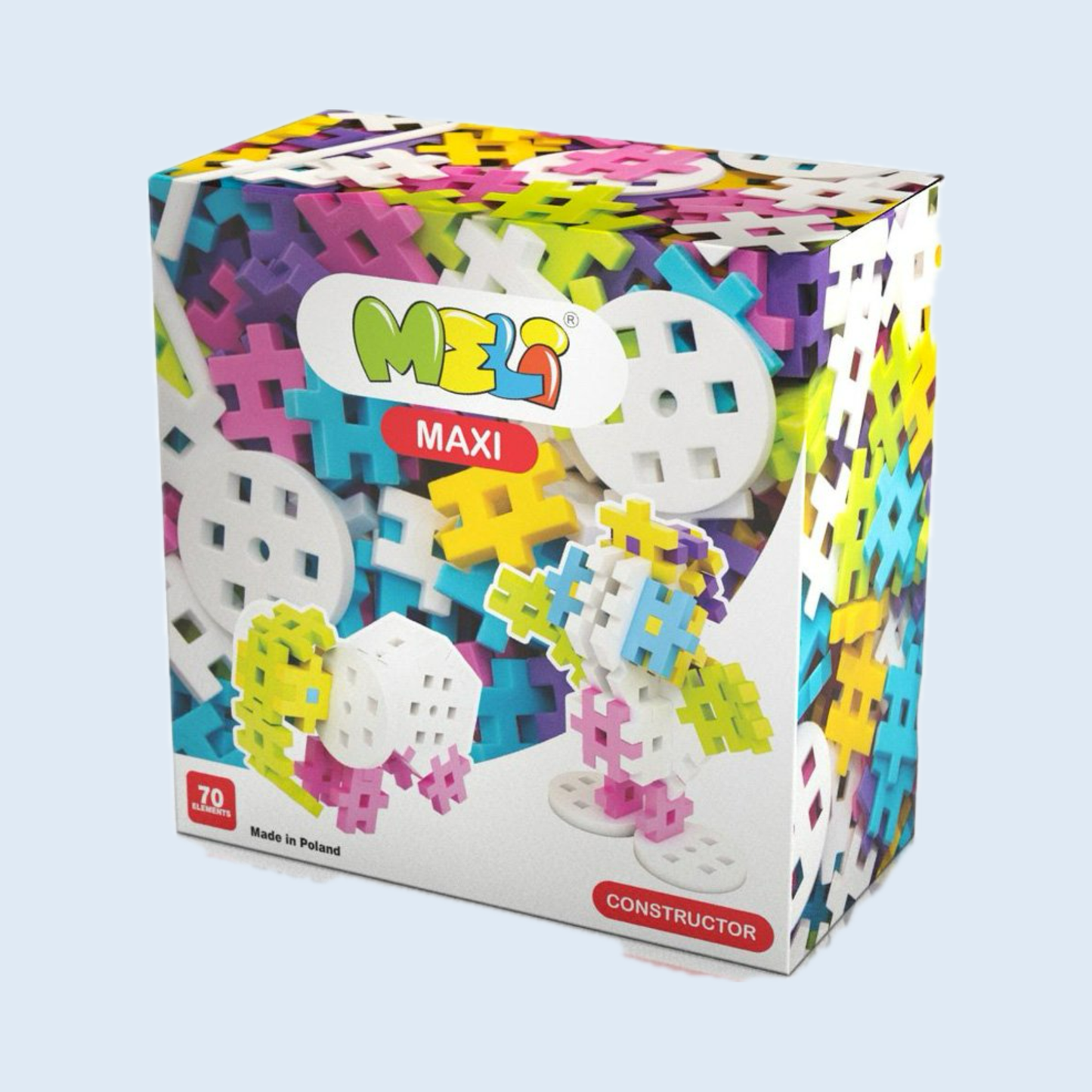 Meli Maxi Pastel Constructor 70 piezas