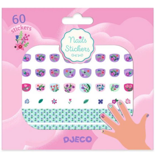 Djeco Adhesivos para uñas Petit Fleur