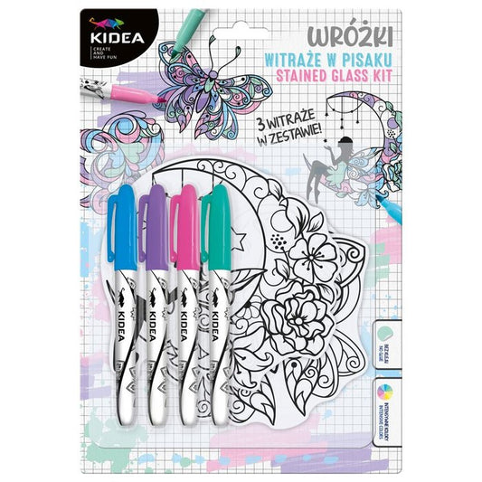 Set rotuladores para cristales con dibujos