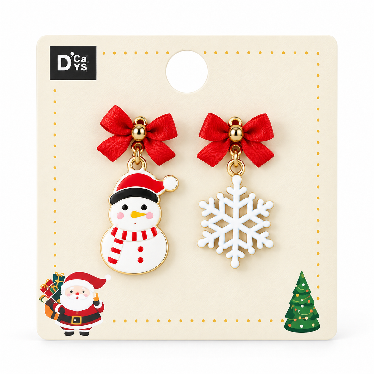 Pendientes navideños
