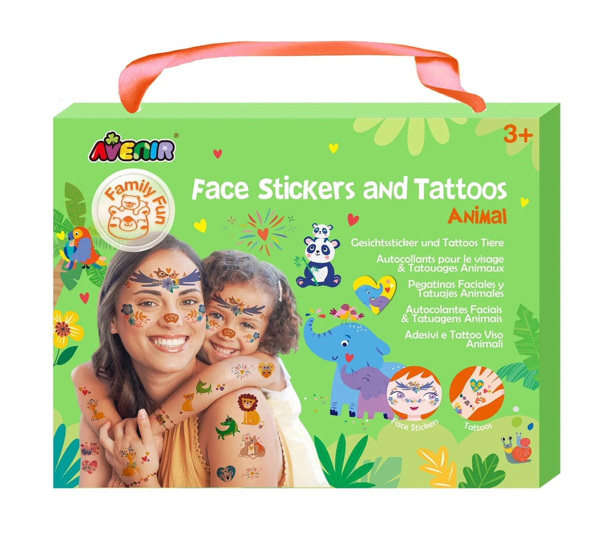 Avenir Pegatinas faciales y tatuajes