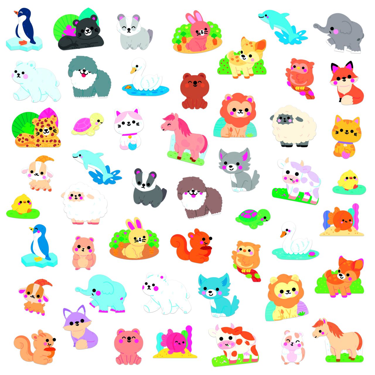 Janod Pegatinas Animales