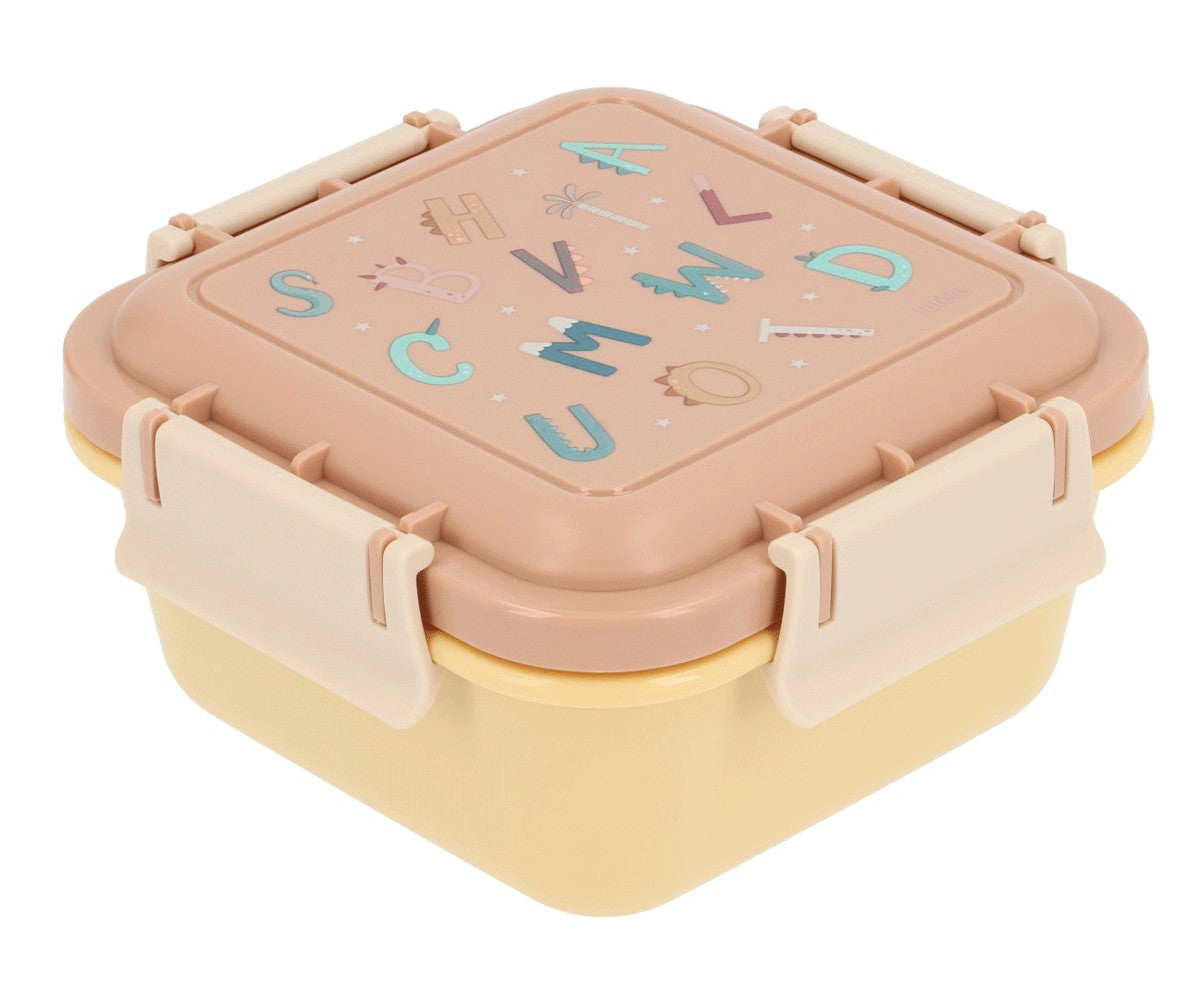 Tutete Caja almuerzo grande Funny letters