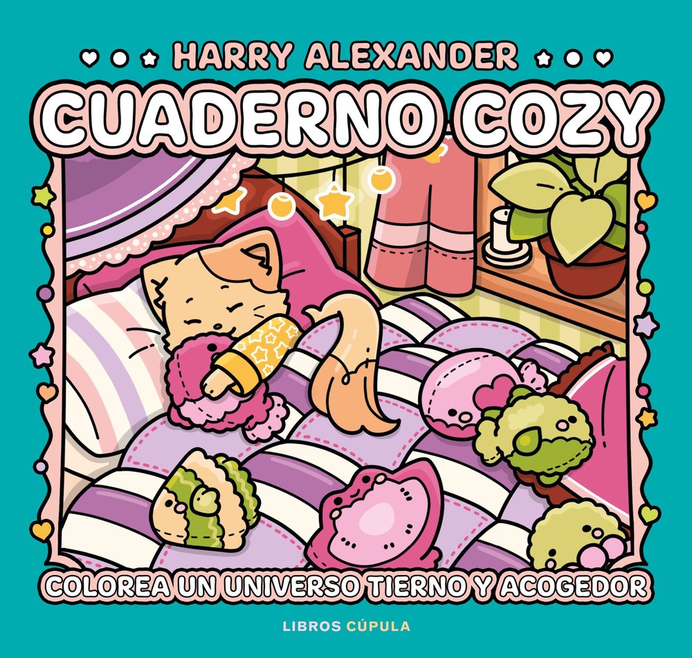 Cuaderno Cozy Libro para colorear