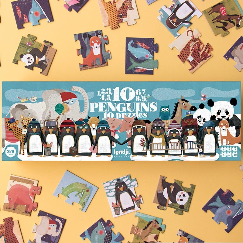 Londji Puzzle 10 Penguins