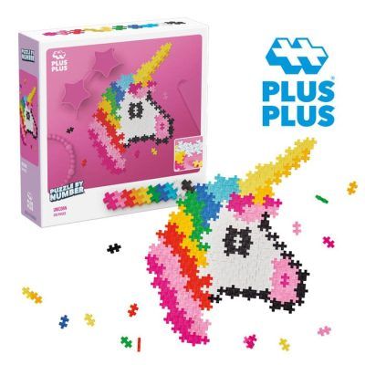 Plus plus Puzzle by number Unicornio 250 piezas