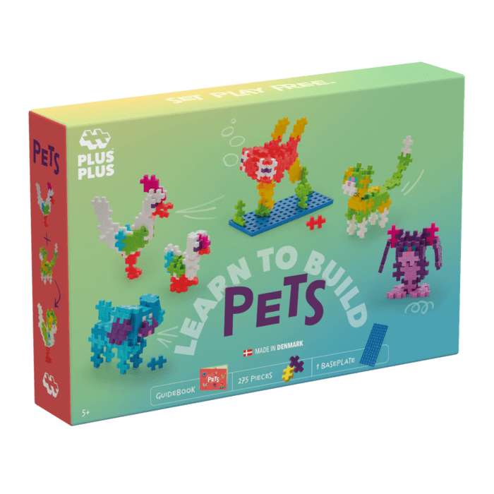 Plus plus Learn to build Pets 275 piezas