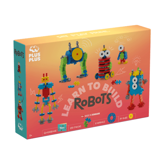 Plus plus Learn to build Robots 250 piezas