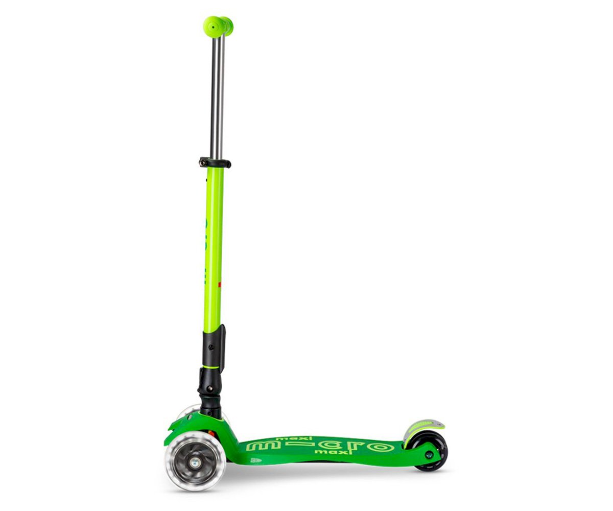Micro Patinete Maxi Deluxe Plegable Neón Verde/amarillo