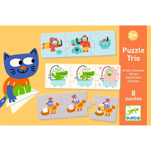 Djeco Puzzle Trío Historias