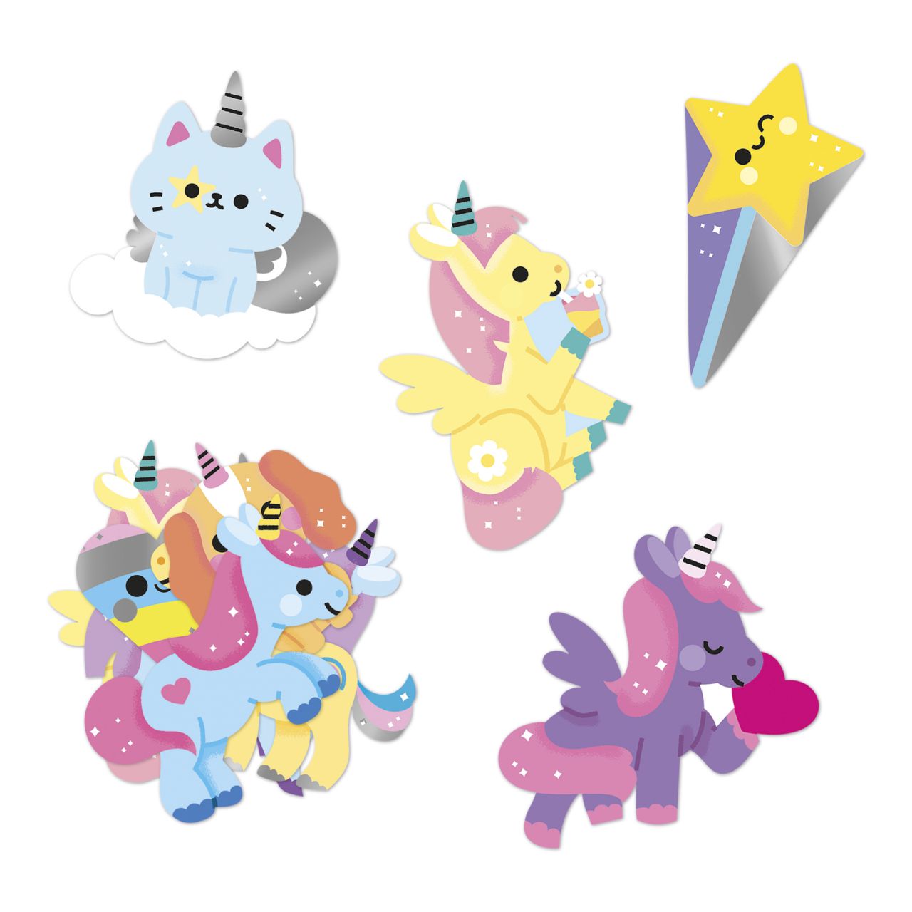 Janod Pegatinas Unicornios