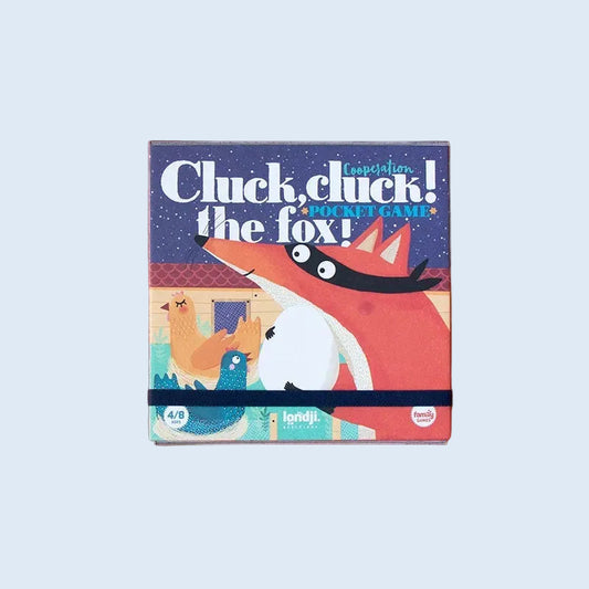 Londji Pocket game Cluck, cluck! The fox!