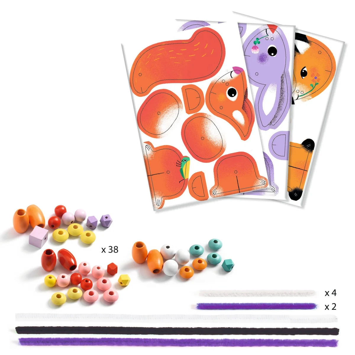 Djeco Ensartes Animales adorables