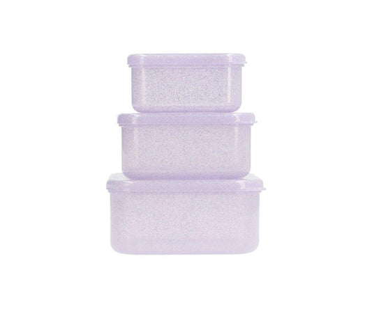 Tutete Cajas de almuerzo Glitter Lila
