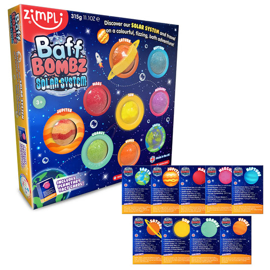 Zimpli Bombas de baño Sistema solar