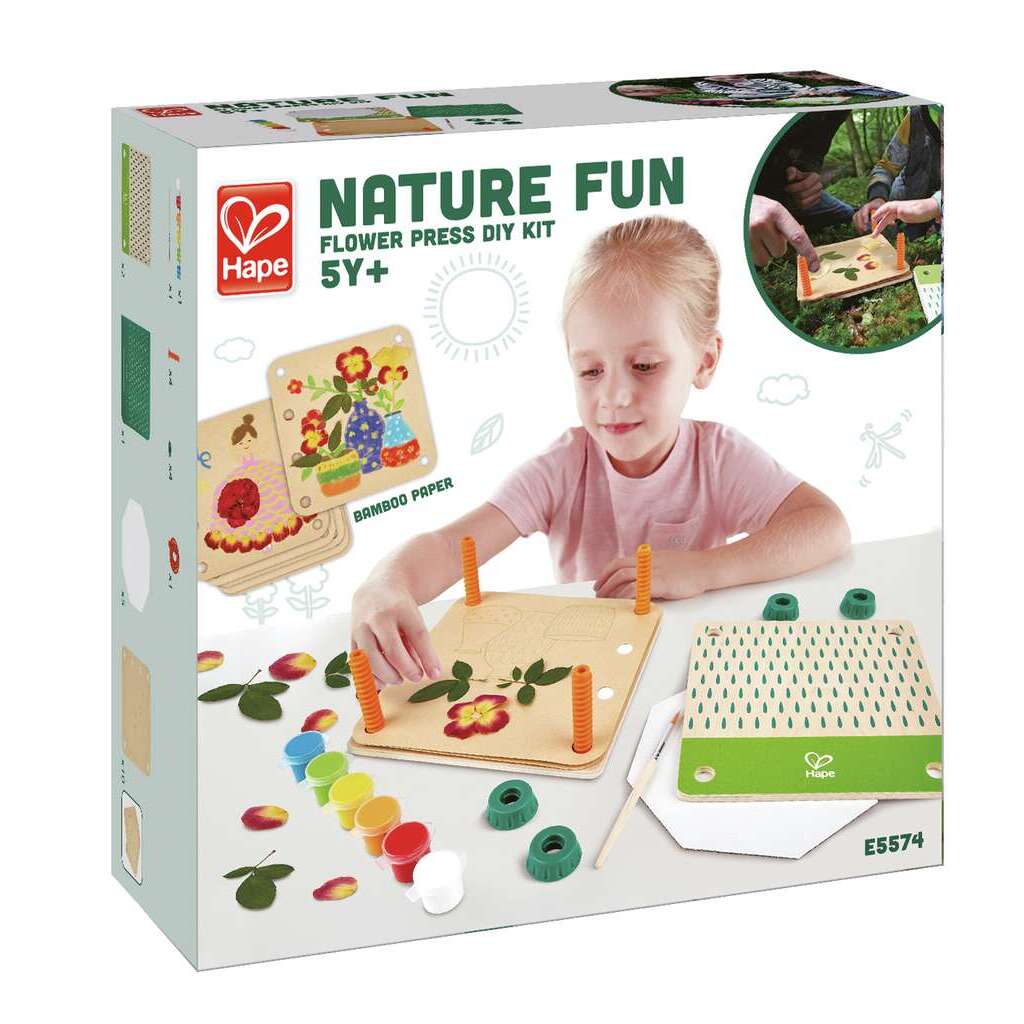 Hape Kit artístico prensador de flores