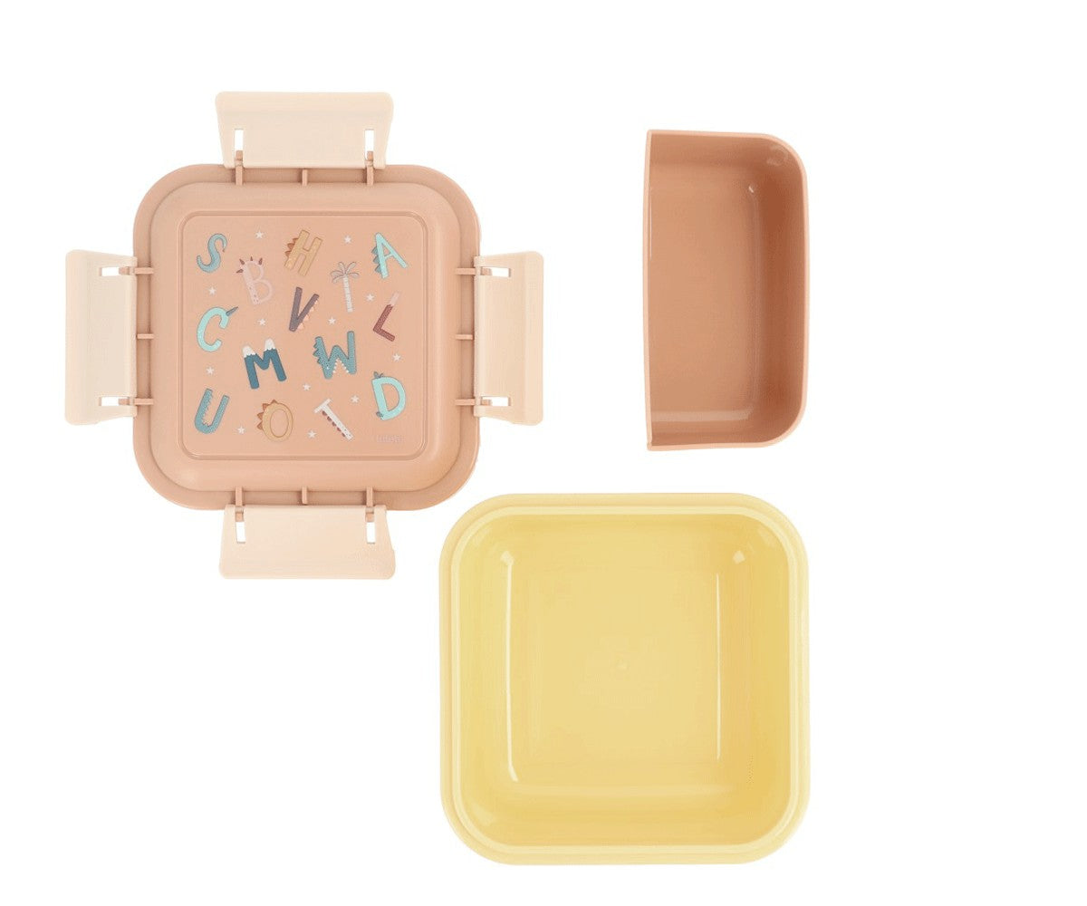 Tutete Caja almuerzo grande Funny letters