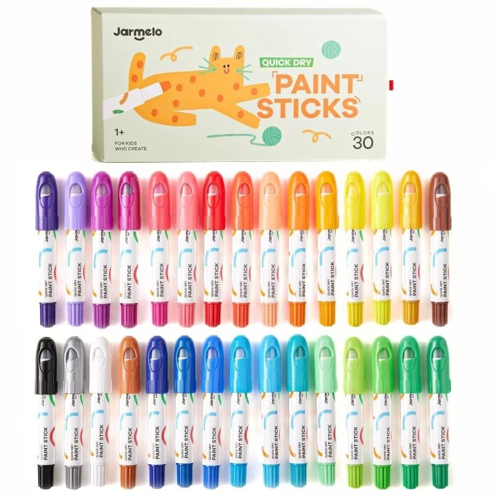 Jar Melo Temperas sólidas ¡secado ultra rápido! 30 colores