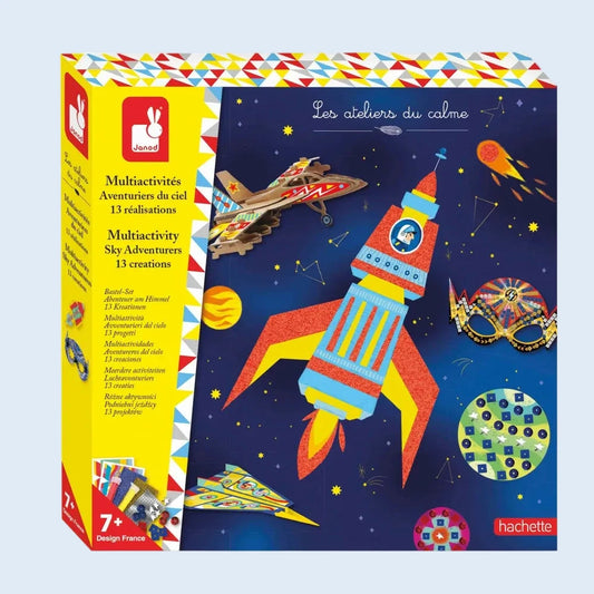 Janod Kit creativo Multiactividades 7 años Aventureros del Cielo