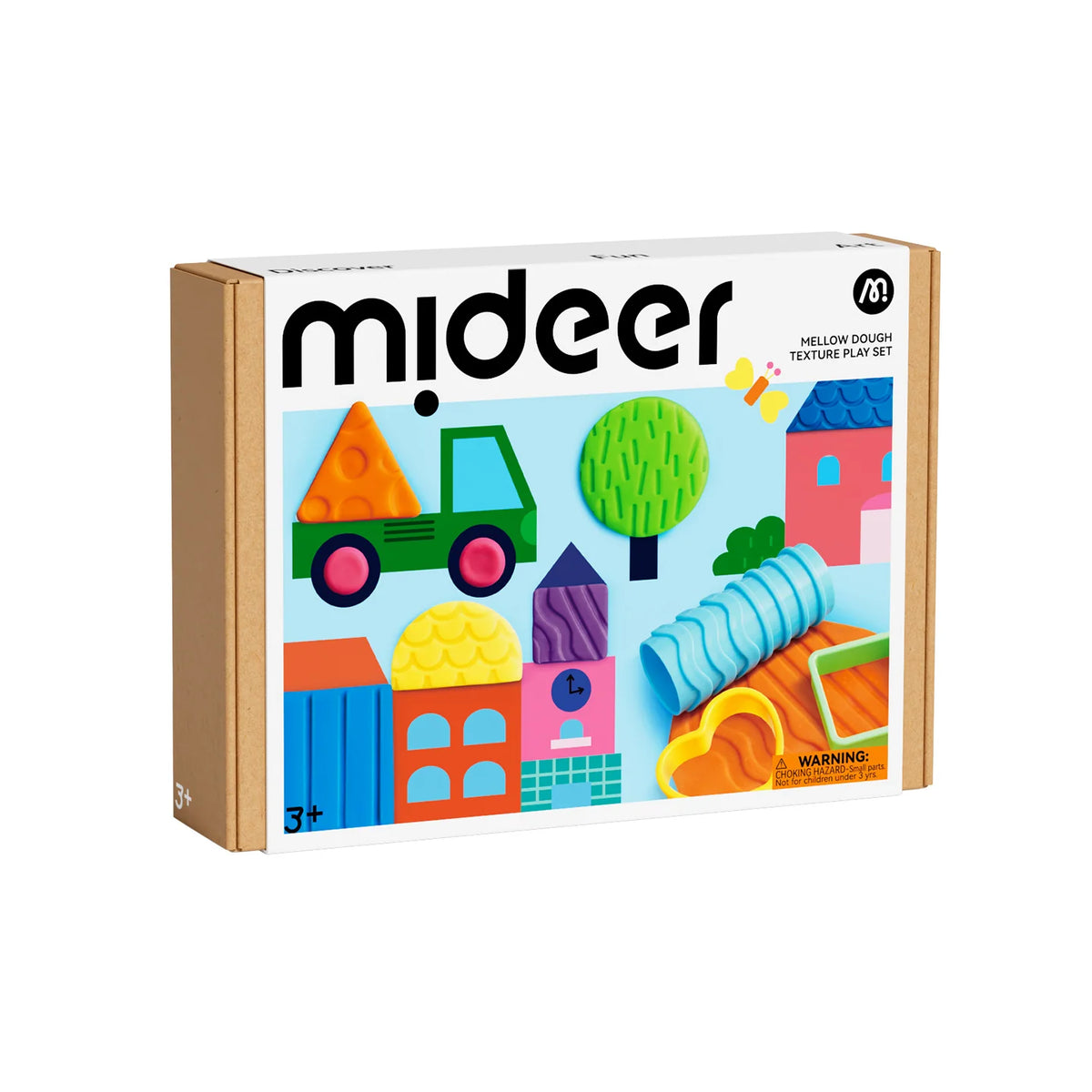 Set plastilina, formas y texturas - Mideer