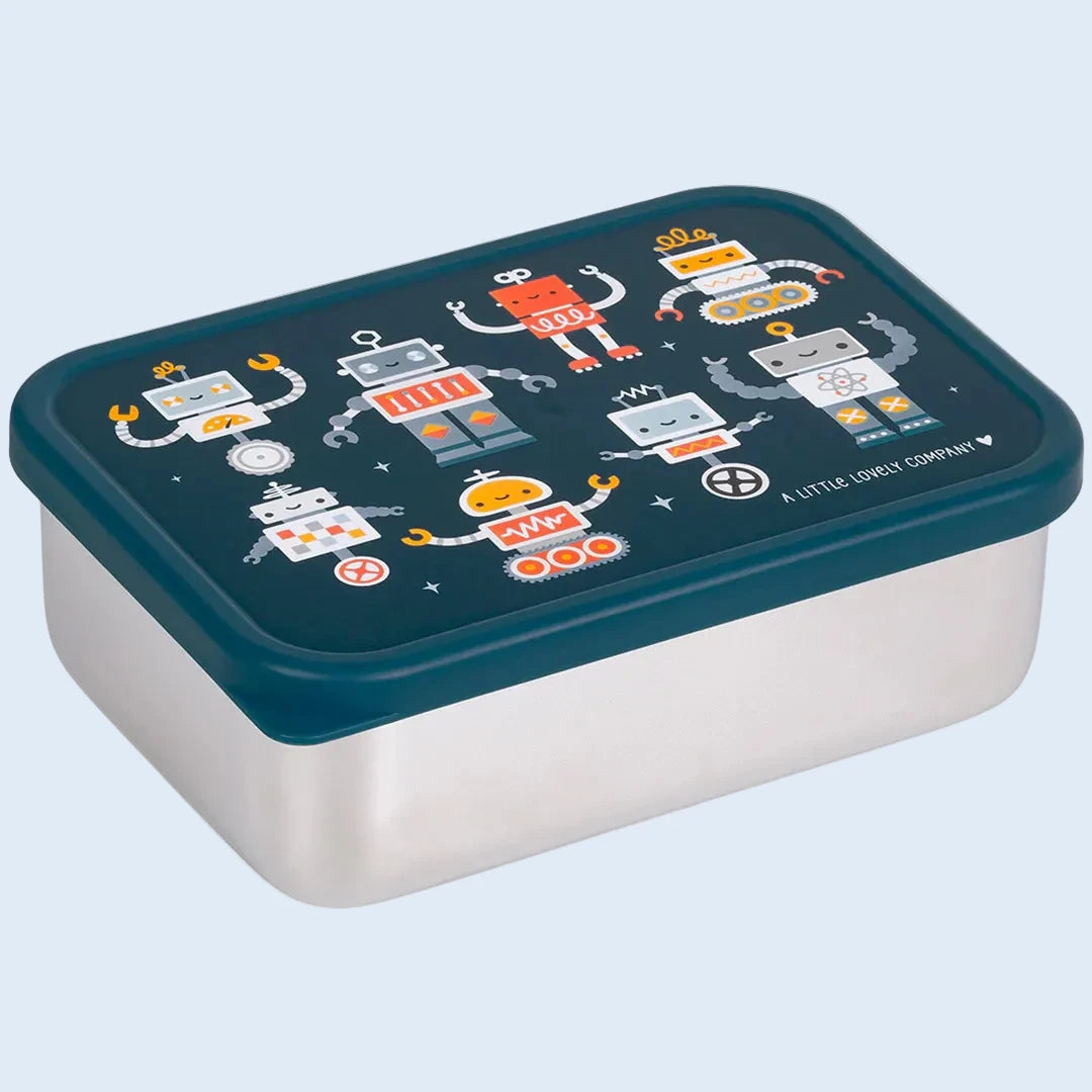A little lovely company Caja almuerzo acero Robots