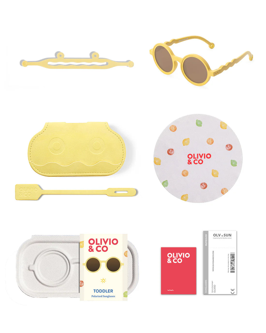 Olivio & Co Gafas de Sol Citrus 18-36 meses Citrus Yellow